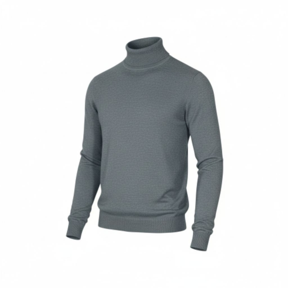 Polo Ralph Lauren Men's 100% Merino Turtleneck Sweater in Dark Gray Size Large